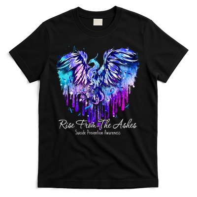 Suicide Prevention Awareness Phoenix Rise From The Ashes T-Shirt