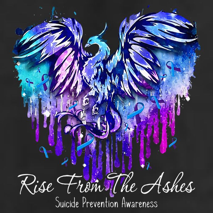 Suicide Prevention Awareness Phoenix Rise From The Ashes 11oz C Handle Ceramic Mug