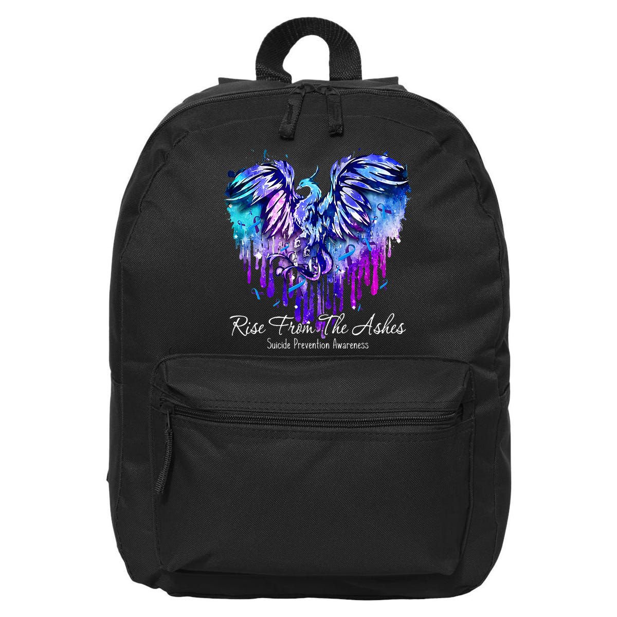 Suicide Prevention Awareness Phoenix Rise From The Ashes 16 in Basic Backpack