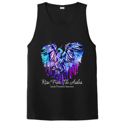 Suicide Prevention Awareness Phoenix Rise From The Ashes PosiCharge Competitor Tank