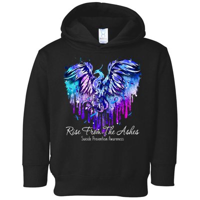 Suicide Prevention Awareness Phoenix Rise From The Ashes Toddler Hoodie