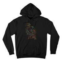 Saxophone Player Abstract Art Hoodie