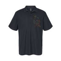 Saxophone Player Abstract Art Softstyle Adult Sport Polo