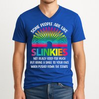 Some People Are Like Slinkies Sarcastic Or Cool Person V-Neck T-Shirt