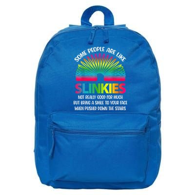 Some People Are Like Slinkies Sarcastic Or Cool Person 16 in Basic Backpack