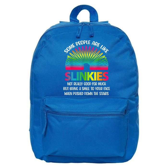 Some People Are Like Slinkies Sarcastic Or Cool Person 16 in Basic Backpack