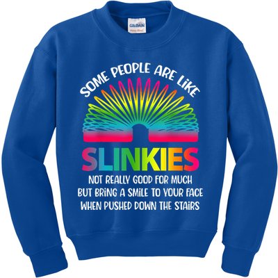 Some People Are Like Slinkies Sarcastic Or Cool Person Kids Sweatshirt