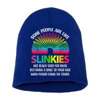 Some People Are Like Slinkies Sarcastic Or Cool Person Short Acrylic Beanie