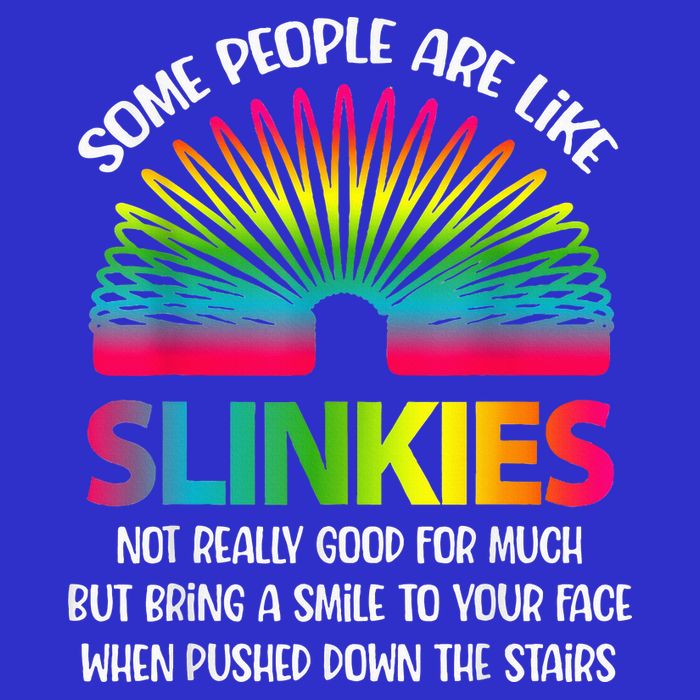 Some People Are Like Slinkies Sarcastic Or Cool Person Short Acrylic Beanie