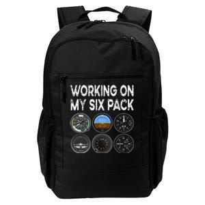 Six Pack Accessorie Pilot Aviation Flying Airplane Daily Commute Backpack