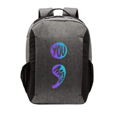 Suicide Prevention Awareness Week You Matter Semicolon Vector Backpack