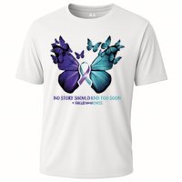 Suicide Prevention Awareness Butterfly No Story Should End Too Soon Cooling Performance Crew T-Shirt
