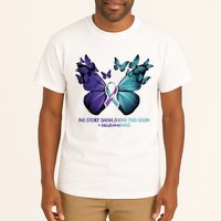 Suicide Prevention Awareness Butterfly No Story Should End Too Soon Tall T-Shirt