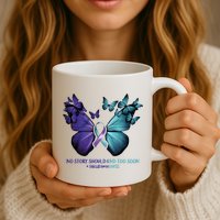 Suicide Prevention Awareness Butterfly No Story Should End Too Soon Mug
