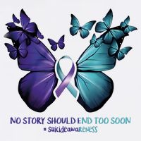 Suicide Prevention Awareness Butterfly No Story Should End Too Soon Hat
