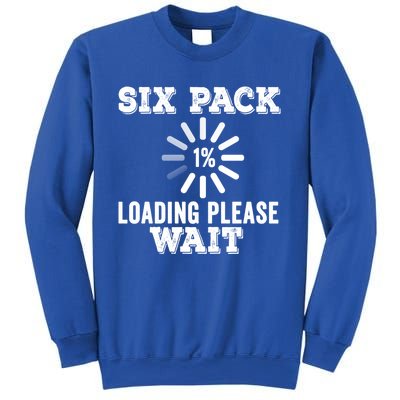 Six Pack Abs Loading Funny Gym Workout Training Fitness Gift Sweatshirt