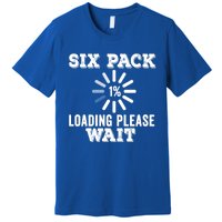 Six Pack Abs Loading Funny Gym Workout Training Fitness Gift Premium T-Shirt