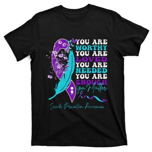 Suicide Prevention Awareness Positive Motivational T-Shirt