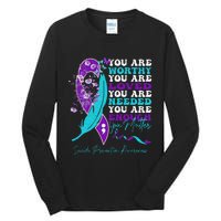 Suicide Prevention Awareness Positive Motivational Tall Long Sleeve T-Shirt