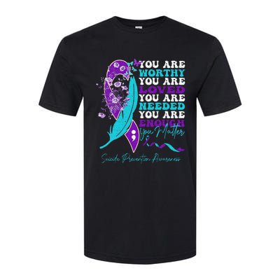 Suicide Prevention Awareness Positive Motivational Softstyle CVC T-Shirt