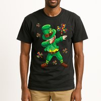 St Patrick's Autism Awareness Puzzle Ribbon Leprechaun IEP Tall T-Shirt