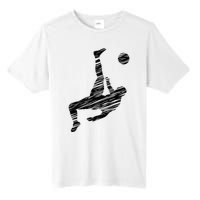 Soccer Player And Soccer Fan Motif Vintage Tall Fusion ChromaSoft Performance T-Shirt