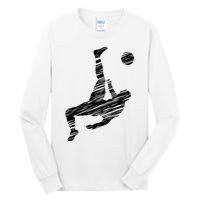 Soccer Player And Soccer Fan Motif Vintage Tall Long Sleeve T-Shirt