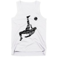 Soccer Player And Soccer Fan Motif Vintage Tank Top