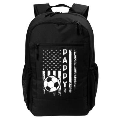 Soccer Pappy American Flag Vintage Christmas Xmas Meaningful Gift Backpack