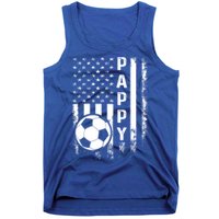 Soccer Pappy American Flag Vintage Christmas Xmas Meaningful Gift Tank Top