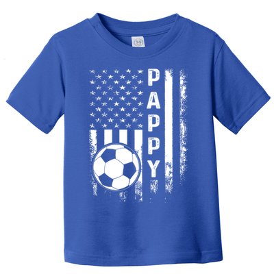 Soccer Pappy American Flag Vintage Christmas Xmas Meaningful Gift Toddler T-Shirt