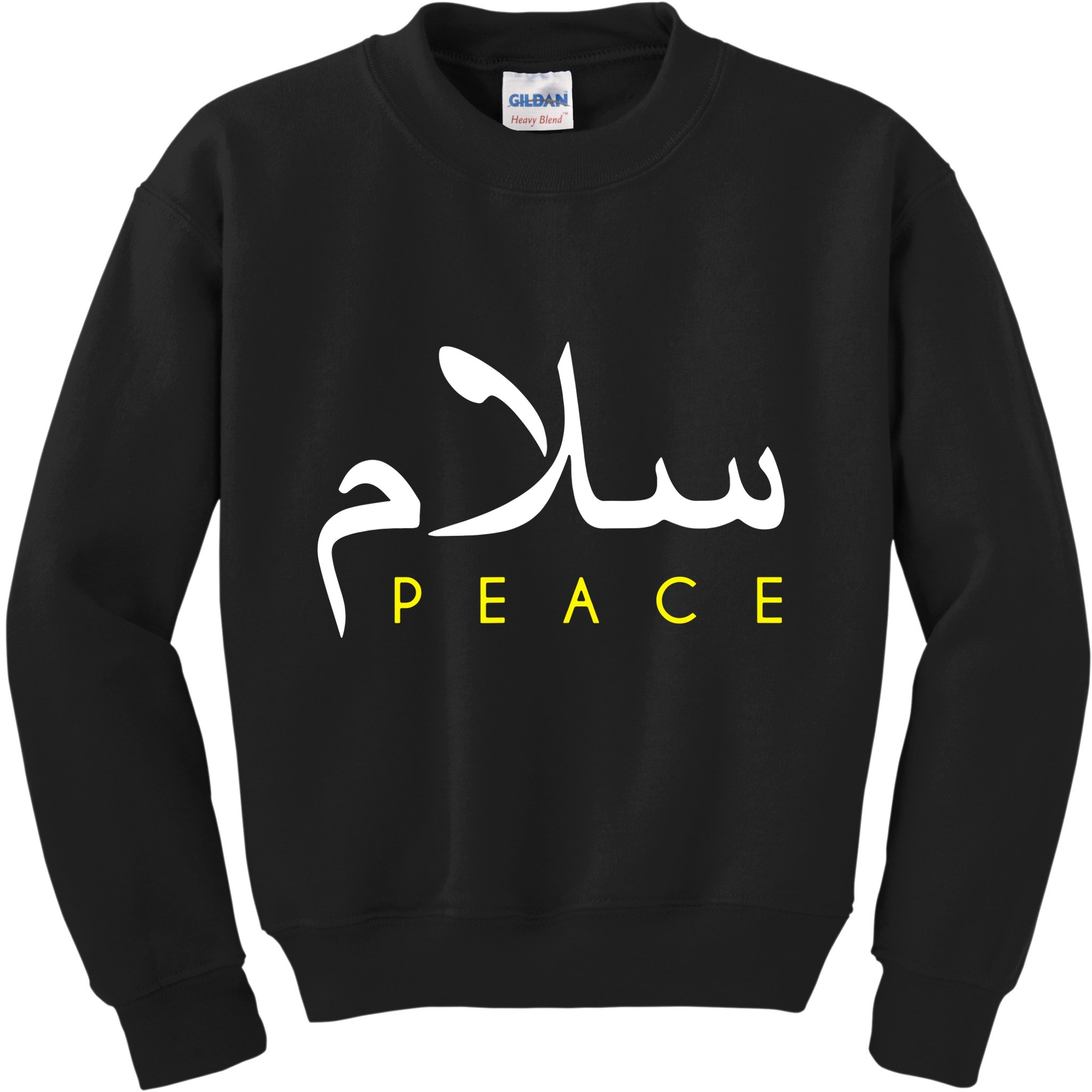 Salam Peace Arabic Calligraphy Kids Sweatshirt