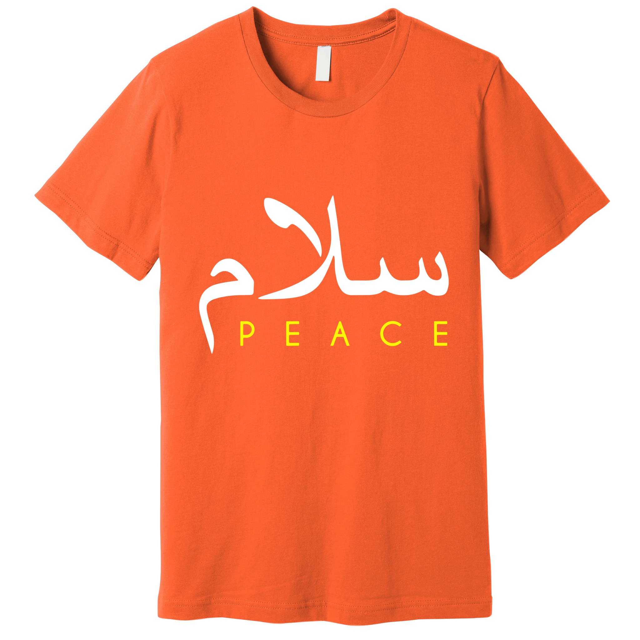 Salam Peace Arabic Calligraphy Premium T-Shirt