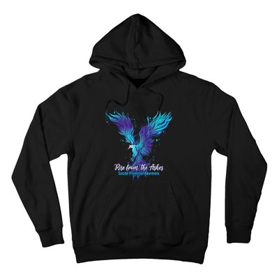 Suicide Prevention Awareness Phoenix Rise From The Ashes Hoodie