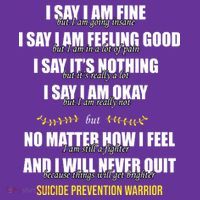 Suicide Prevention Awareness Warrior Quote Tall T-Shirt