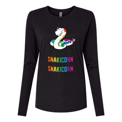 Snake Pet Always Be A Snakicorn Birthday Unicorn Snake Womens Cotton Relaxed Long Sleeve T-Shirt