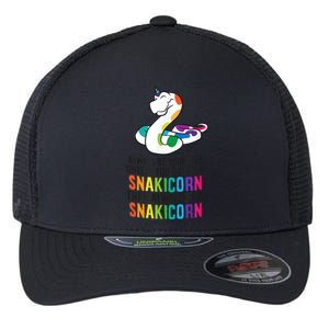 Snake Pet Always Be A Snakicorn Birthday Unicorn Snake Flexfit Unipanel Trucker Cap