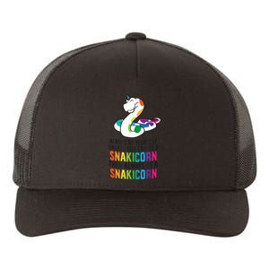 Snake Pet Always Be A Snakicorn Birthday Unicorn Snake Yupoong Adult 5-Panel Trucker Hat