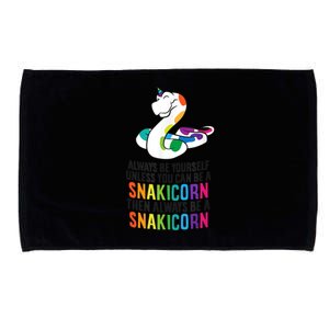 Snake Pet Always Be A Snakicorn Birthday Unicorn Snake Microfiber Hand Towel