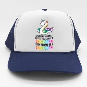 Snake Pet Always Be A Snakicorn Birthday Unicorn Snake Trucker Hat