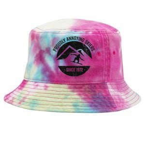 Snowboarding Proudly Annoying Skiers Tie-Dyed Bucket Hat