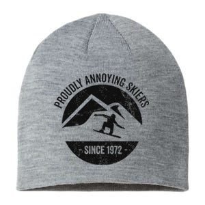 Snowboarding Proudly Annoying Skiers Sustainable Beanie