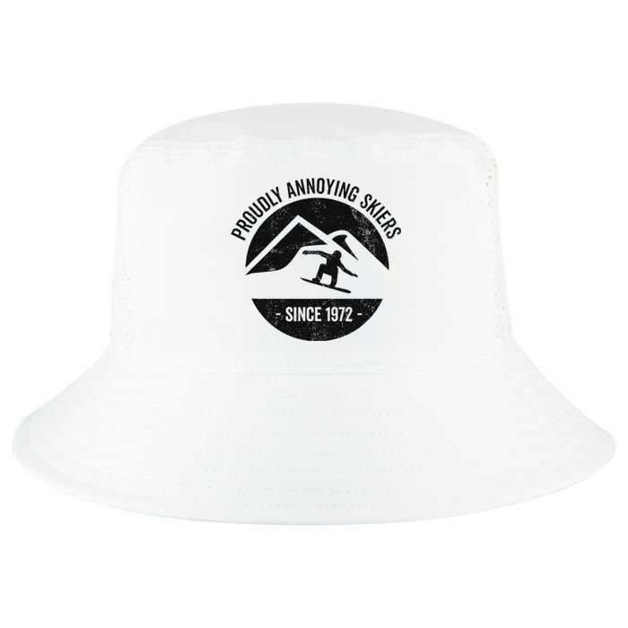 Snowboarding Proudly Annoying Skiers Cool Comfort Performance Bucket Hat