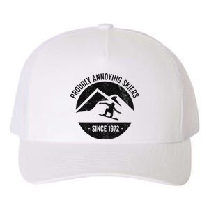 Snowboarding Proudly Annoying Skiers Yupoong Adult 5-Panel Trucker Hat