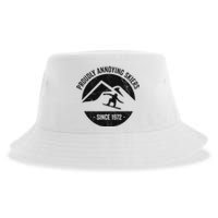 Snowboarding Proudly Annoying Skiers Sustainable Bucket Hat