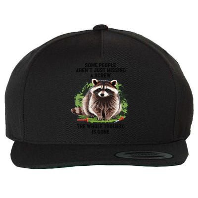 Some People Arent Just Missing A Screw The Whole Toolbox Wool Snapback Cap