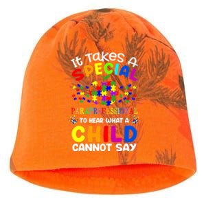 Special Paraprofessional Autism Awareness Kati - Camo Knit Beanie