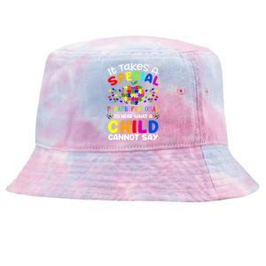 Special Paraprofessional Autism Awareness Tie-Dyed Bucket Hat