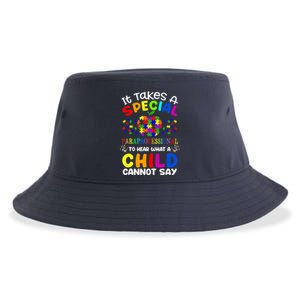 Special Paraprofessional Autism Awareness Sustainable Bucket Hat