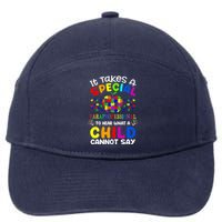 Special Paraprofessional Autism Awareness 7-Panel Snapback Hat